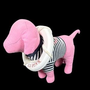 2006 victoria secret s.s. port au pink sailor puppy dog plush